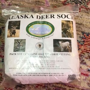 Alaskan Dear, sock to cleanly pack your meat out